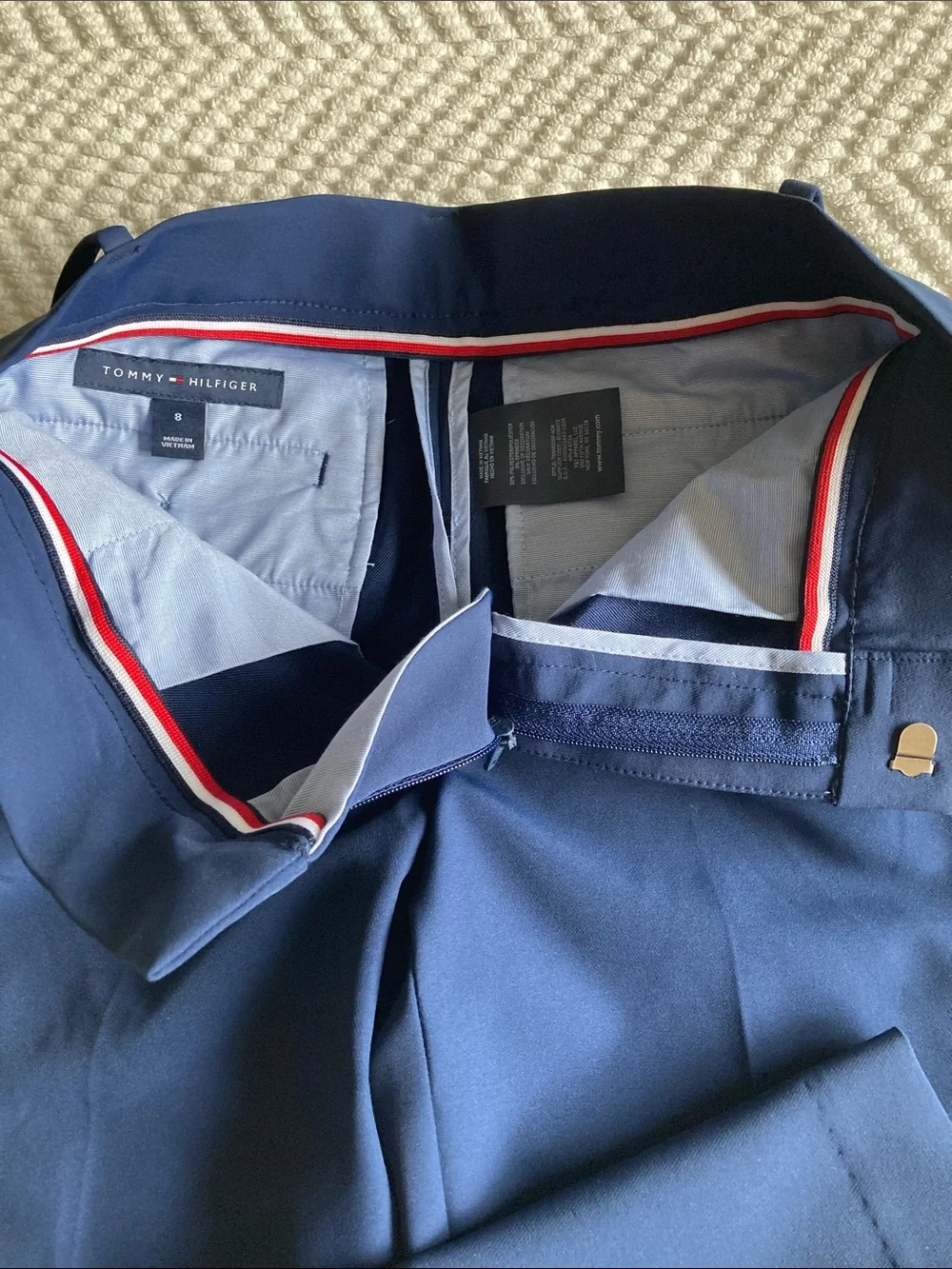 Tommy Hilfiger boys Navy Stretch Dress Pants